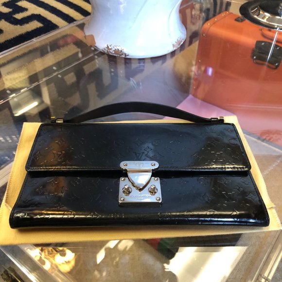 Louis Vuitton Anoushka Black Glace Clutch - Picture 8 of 14